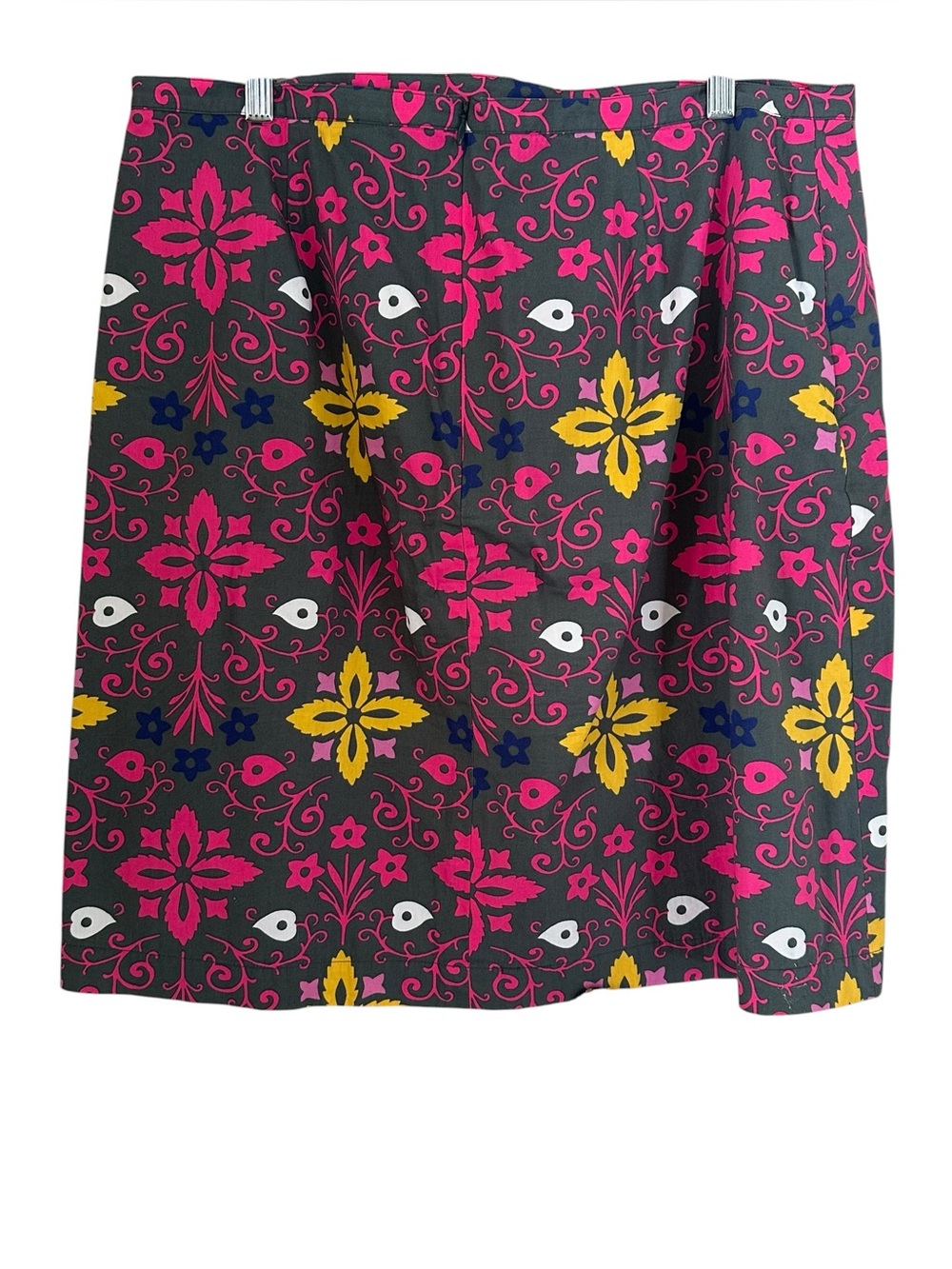 Boden Vibrant Colorful Geometric Floral Skirt Knee Length 14R EXCELLENT Office